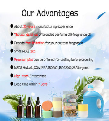 High Concentrate Laundry Fragrance for Detergent Long Lasting Perfume Fragrance Wholesale Detergent Fragrance Luxury Perfume Oil