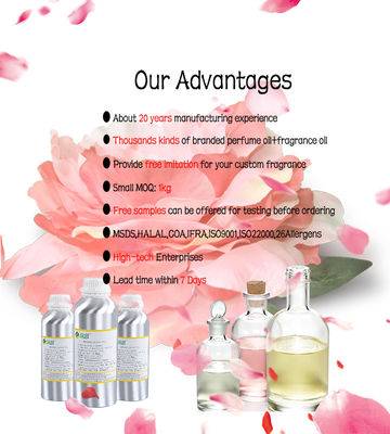Cosmetics Grade Perfume Essence Oil Parfum Arabe Body Spray Oil Based Fragrance